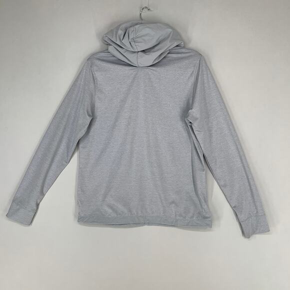 Vuori Sunday Element Hoodie Men S Gray Platinum Heather Athletic Performance - Picture 11 of 12